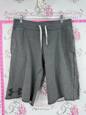 Under Armour shorts black Gray Drawstring Athletic Shorts